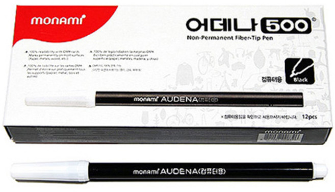 모나미 어데나 컴퓨터싸인펜/1T(12자루), 1없음, 1개