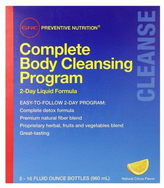 GNC 컴플릿 바디 클렌징 프로그램 960ml x 2팩 Body Cleansing