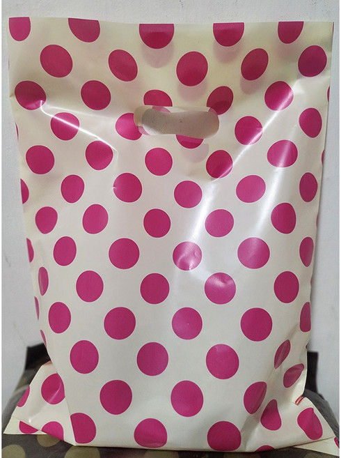 분홍도트PE 50장 정아트, 분홍40X50, 100개