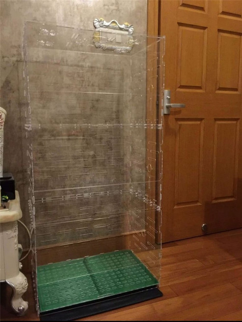 피그미다람쥐사육장 아크릴 투명 하우스 대형 햄스터 친칠라, 1개, 맞춤 60x40x120 빈 케이지