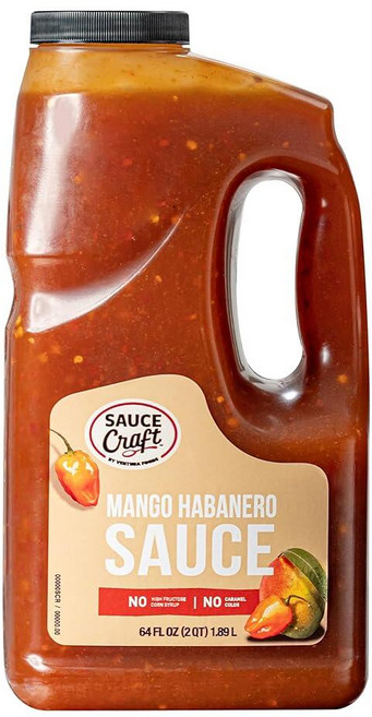Sauce Craft 망고 하바네로 소스 창작물 유약 및 딥을 위한 다용도 베이스 전문 또는 가정용 주방 1.8L(0.5갤런) 212224