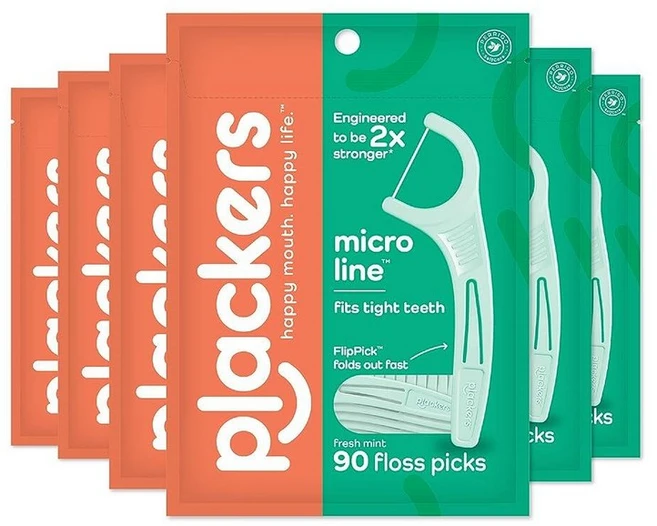 플랙커스 마이크로 라인 민트 치실 90개 6팩 231018, 90 - 쿠팡