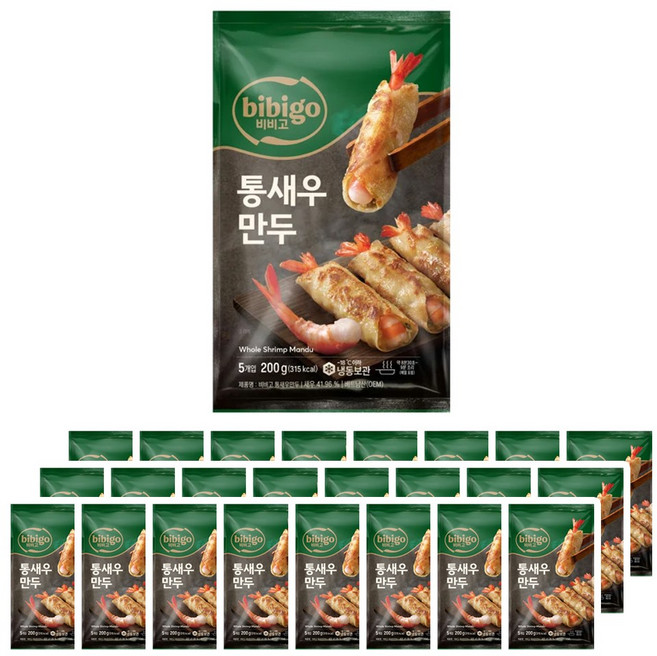 CJ 비비고 통새우만두, 24개, 200g