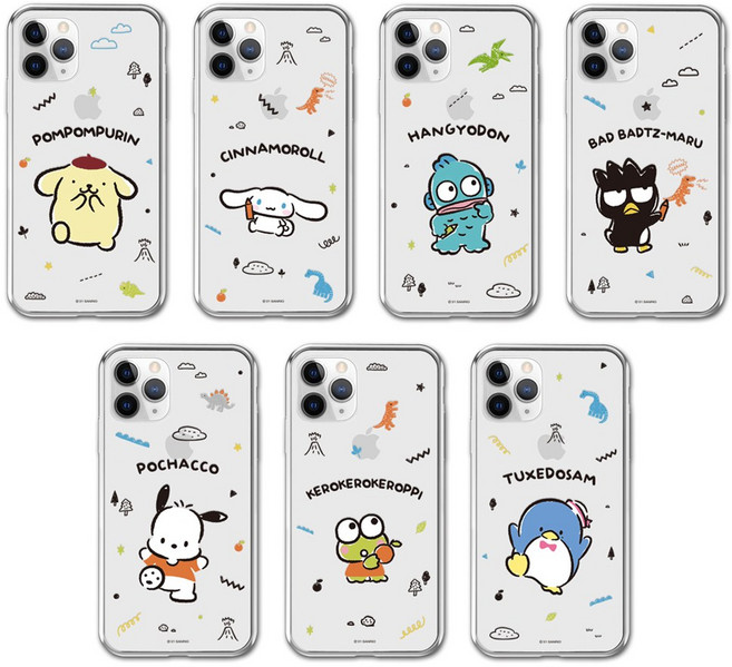 산리오 다이노 젤리 투명케이스 폼폼푸린 시나몰롤 포차코 한교동 갤럭시버디3 A156 A155