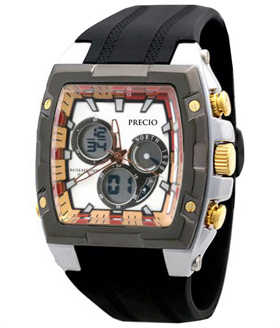 프레시오 스포츠시계 남성용방수전자손목시계 P9001-G