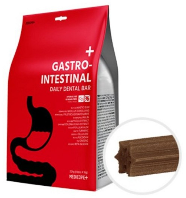 메디코펫 강아지 데일리 덴탈 바 가스트로인테스티널 껌, 닭고기, 224g, 1개
