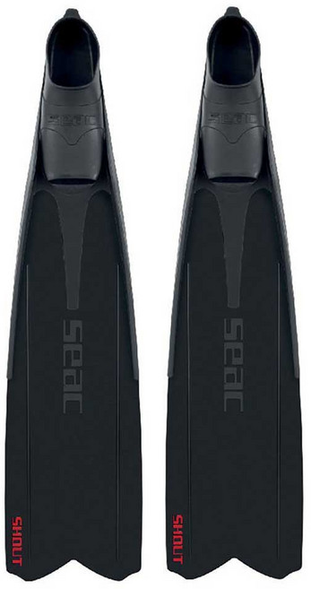Seacsub Shout S700長蛙 潛水長蛙 高效推進 舒適耐用潛水裝備 黑, 1個, 41/42黑