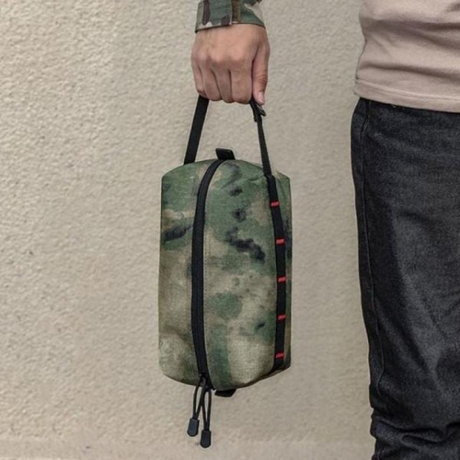 밀리터리 보조 파우치 텐트용품 가방 팩 다용도 캠핑, 1개, 수묵 밀리터리