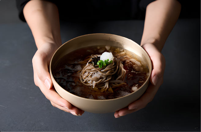 쇼쿠닌 메밀소바 간장 비빔, 10개, 150g