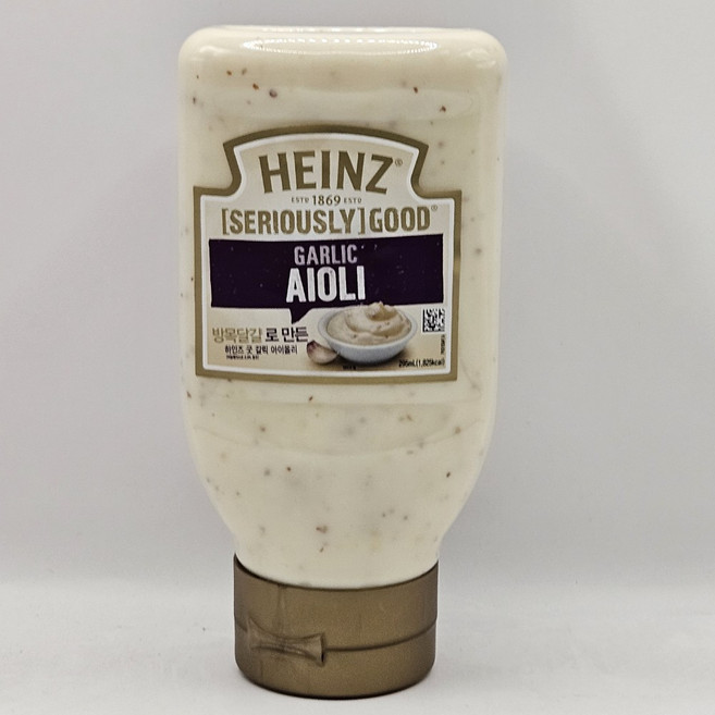하인즈 굿 갈릭 아이올리 마요네즈, 295ml, 4개