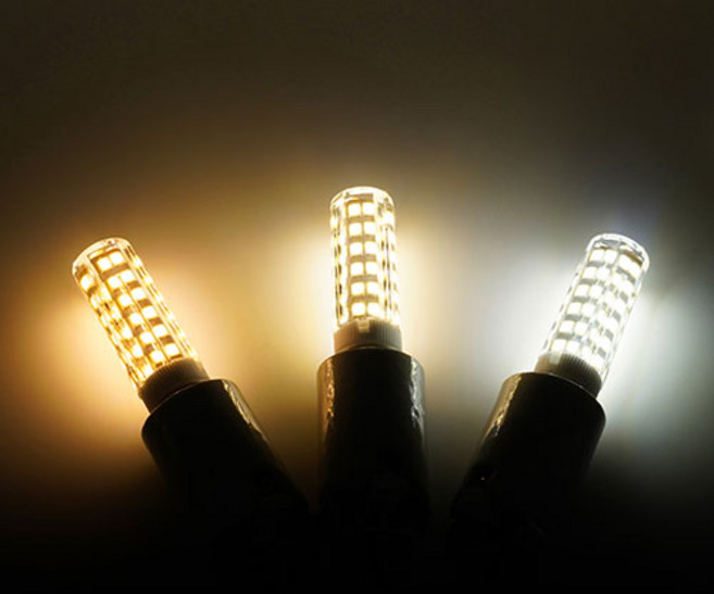 LED G9 램프 콘램프 콘전구 4W 콘벌브 E14 E17 미니 꼬마 전구, 1개, E17BASE, 전구색