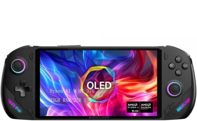 OneXfly F1 Pro Handheld Game Console 7\" OLED Display Screen Portable Mini AI PC Laptop Tablet UMPC