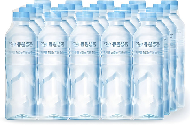 동원샘물 무라벨 생수, 500ml, 20개