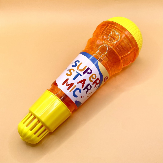 大號回音話筒麥克風 抖音同款 物理發聲 兒童早教發聲玩具 不需電池, 橘色, 757-18