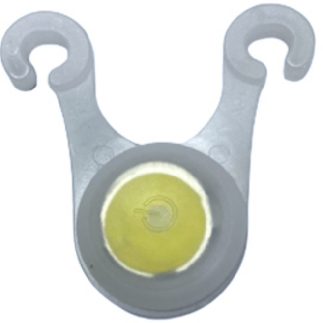 LED 스트링가드 (25개1세트) 타프 캠핑용품 자전거 후미등 전조등 라이트, 옐로우, 25개, 1단