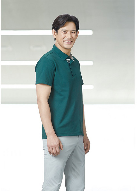 ZB-T2334 지벤 면폴리혼방 봄여름 캐주얼 카라 작업복 근무복 반팔 티셔츠