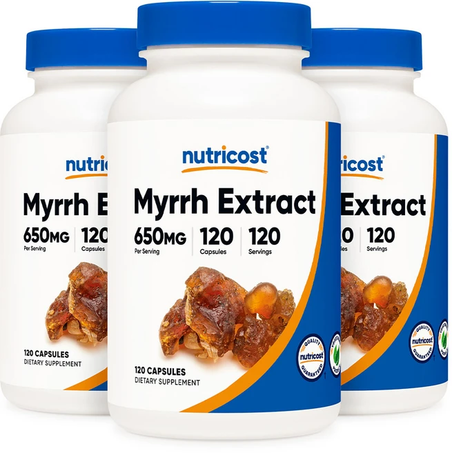 뉴트리코스트 Myrrh 미르 추출물 650mg 120캡슐, 120정, 3개 - 쿠팡