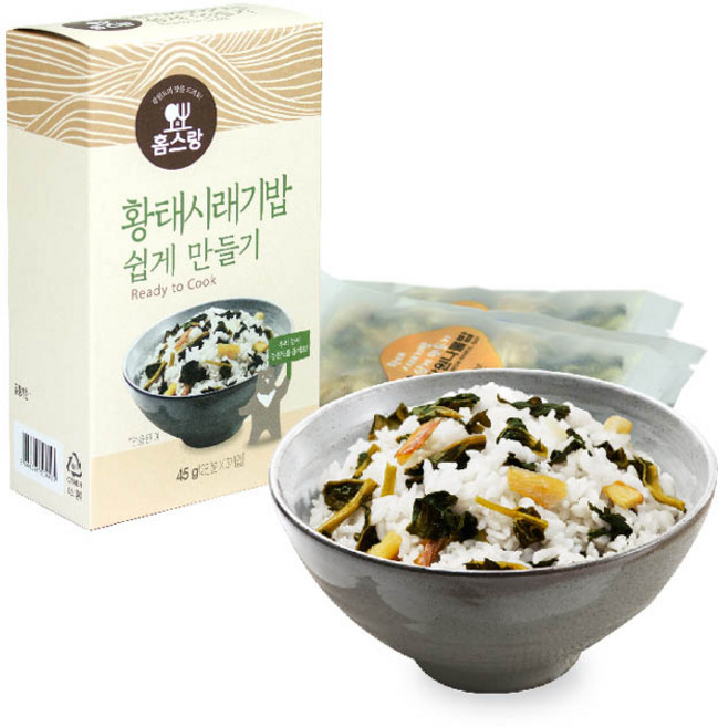 홈스랑 황태 시래기밥 쉽게 만들기, 45g, 1개
