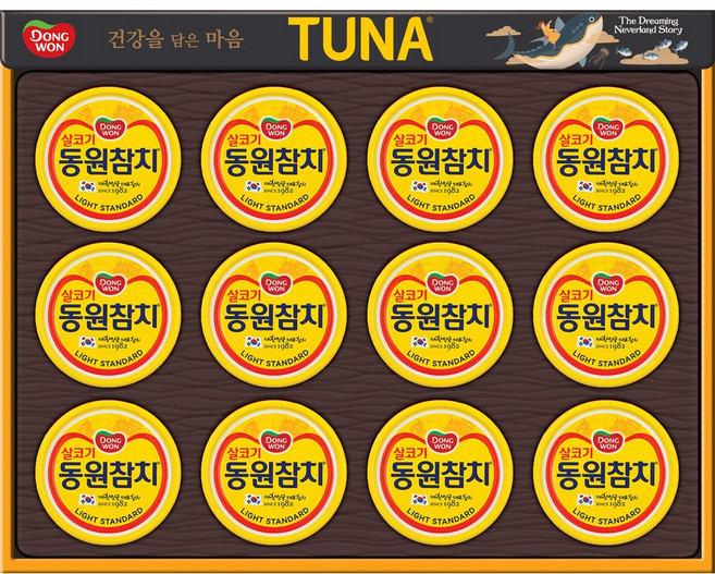 동원참치 선물세트 S12호 + 쇼핑백, 1세트