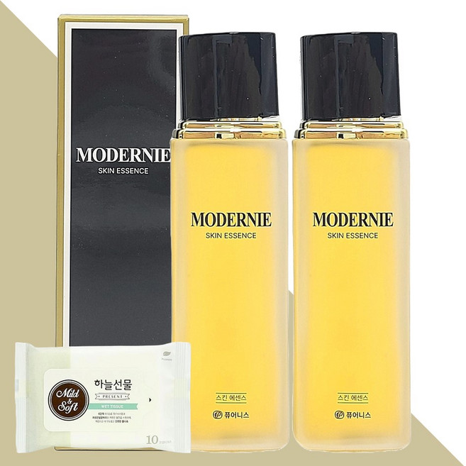 모드니에 스킨 에센스 180ml 2개(+휴대용 물티슈 1개), 2개