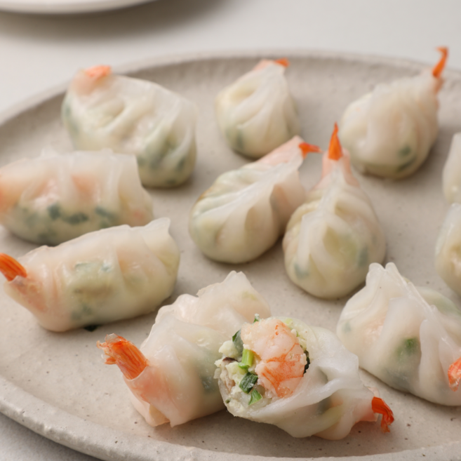 프리미엄 통새우 딤섬 교자 500g 중식 간편, 1개