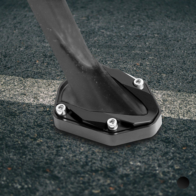 24년-26년 존테스 350D 튜닝 MOXI 사이드스탠드클립 말발굽 확장패드 발판, 블랙, 1개