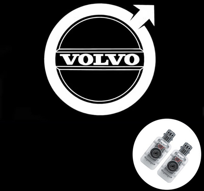 차량용 HD 문짝 라이트 웰컴 램프 액세서리 XC90 V90 V60 XC60 V40 S80 S60 S90 C40 XC40 V70 XC70 C30 C70 EX90