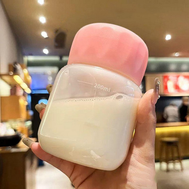 신기한물병 타파물통 텀블러 300ml 미니 휴대용 고온내성, 3개, 1ml