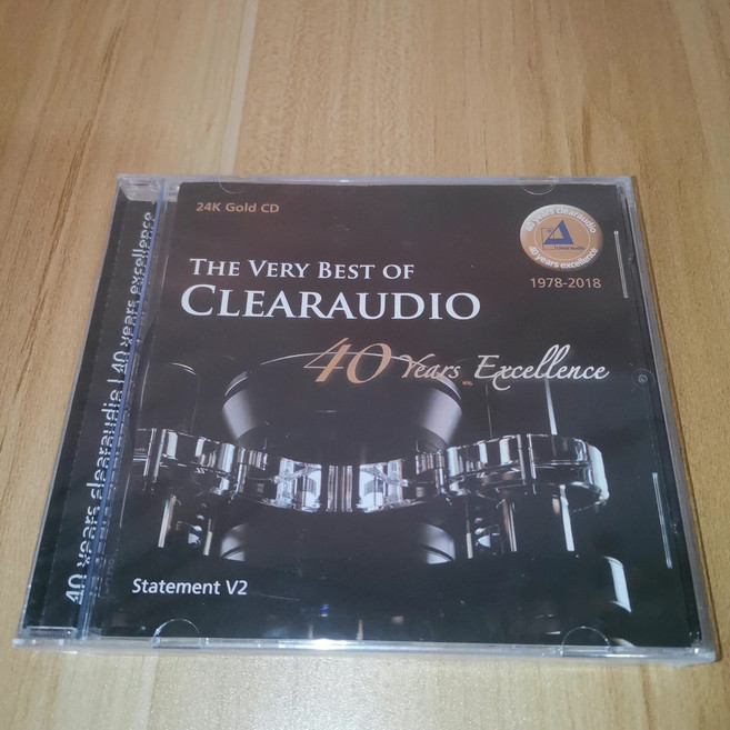 Clearaudio 40周年紀念精選CD, 1個