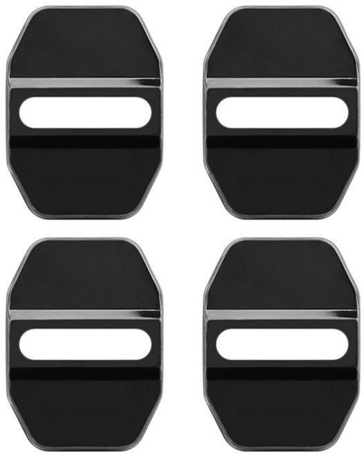 자동차 문짝 잠금 커버 녹 방지 버클 커버 BMW X1 X3 X4 X5 X6 E46 E90 E60 F10 E39 F30 E36 F20 E87 E70 E91 E30 4, [01] black