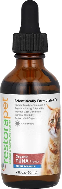 RestoraPet Feline 포뮬라 유기농 참치 60ml(2fl oz), RestoraPet Feline 포뮬라 유..., 1개, 60ml - 쿠팡
