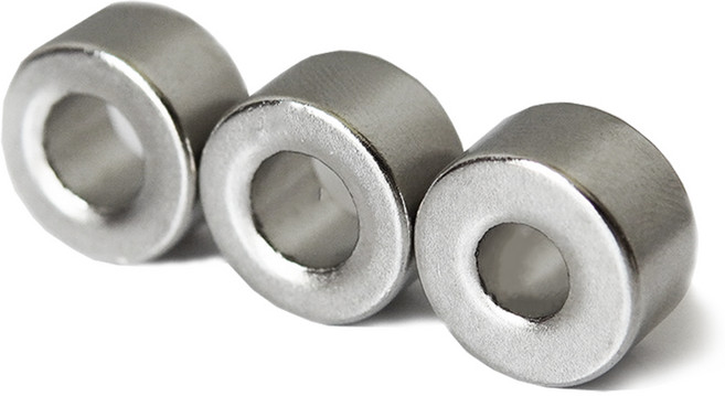 AXTOOL 초강력 자화기 네오디움 자석, 내경6.5mmx외경16mmx두께8mm, 3개