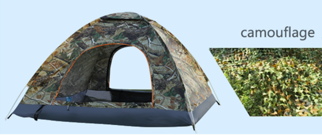 피크닉 돔텐트 그늘막텐트 소형텐트 미니텐트 원터치 팝업 텐트2~4인용 자동텐트, 1-2, 사진색