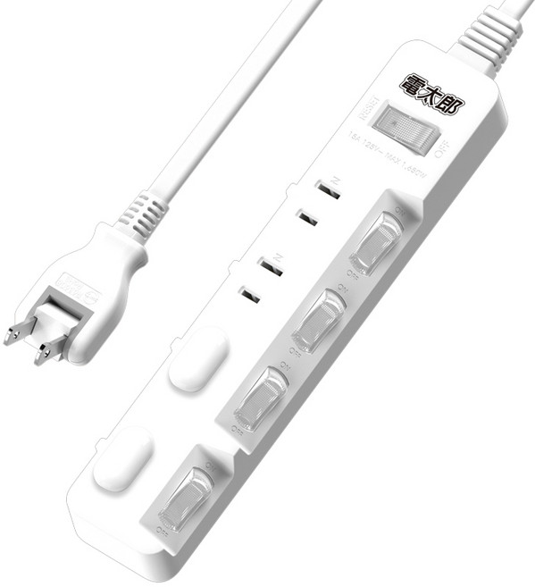 電太郎 任意轉 5切4座2P 延長線 多插座延長線, 1個, 3尺KON-254V, 3尺