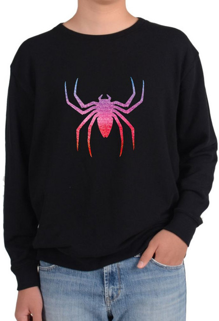 기모맨투맨 붉은거미 거미줄 스파이더맨 디자인 건조성 보온성