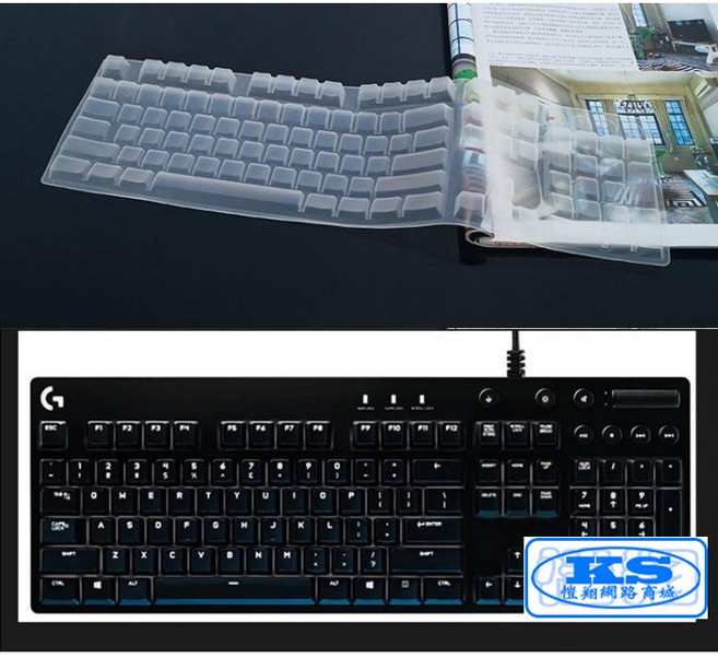 羅技 機械鍵盤防塵罩 適用於 G810 G610 G213 G413 G512 K840, 詳見包裝, 詳見包裝, k840柔軟透明矽膠共用款代替用