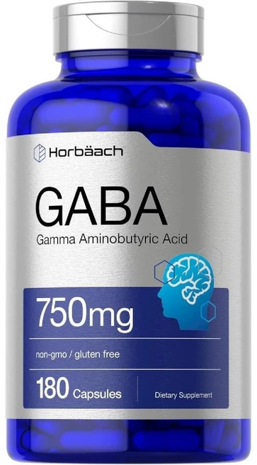 호르바흐 GABA 750mg 180캡슐, 1개, 180정 - 쿠팡