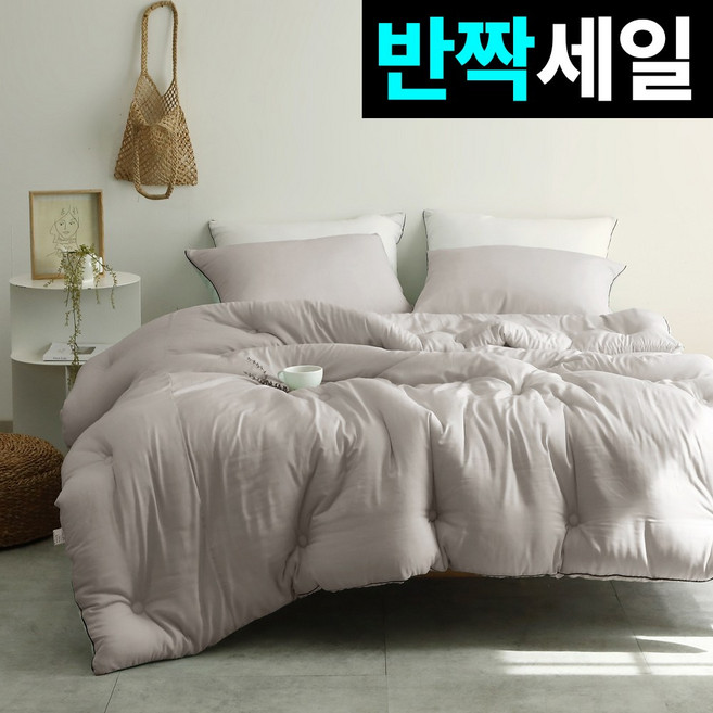 국내제조 띵스룸 크림슈 텐셀모달100 항진드기 향균 옥수수솜 이불