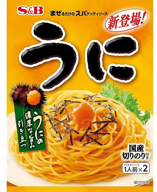 에스비 일본 우니 스파게티 소스 성게 52g x 5개