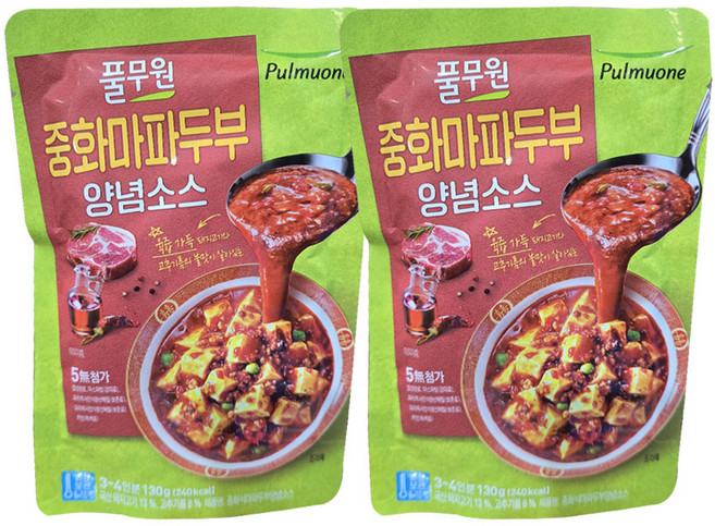 중화마파두부 양념소스 130g x 2개