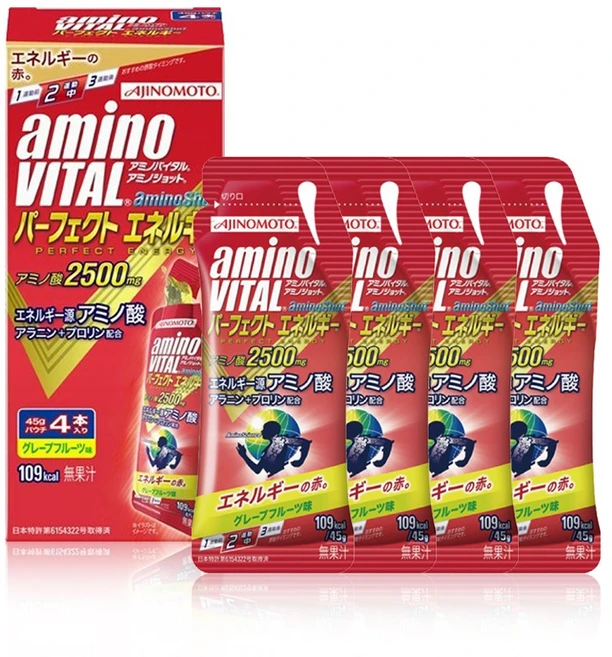 아미노바이탈 아미노샷 4p, 180g, 1개 - 쿠팡