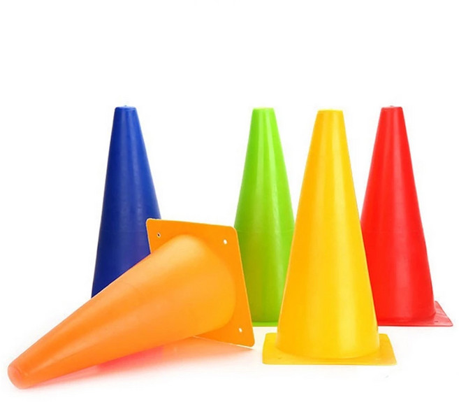 三角錐 訓練角錐 障礙物, 隨機色, 1個