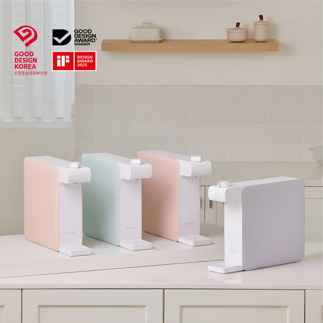 25년형 출시기념특가 퓨어발란스 무전원 직수 정수기 카운터탑 9단계 필터링 / 자가설치 / 1년치 필터포함, 2구형, 아쿠아 민트