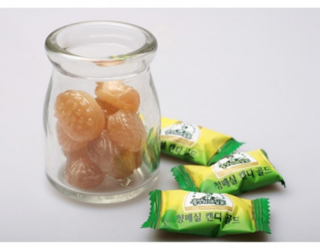 달콤 입가심 한입간식 청매실 캔디, 4개, 300g