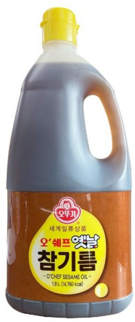 오뚜기 옛날 참기름, 2개, 1.8L