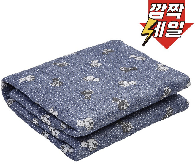 한일의료기 탄소열선 고급 전기요 보관가방 포함, 도트(인형)_대(135x180cm)