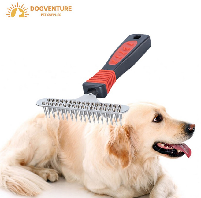 도그벤처 안아픈빗 중형견 대형견 죽은털 이중모, 1개