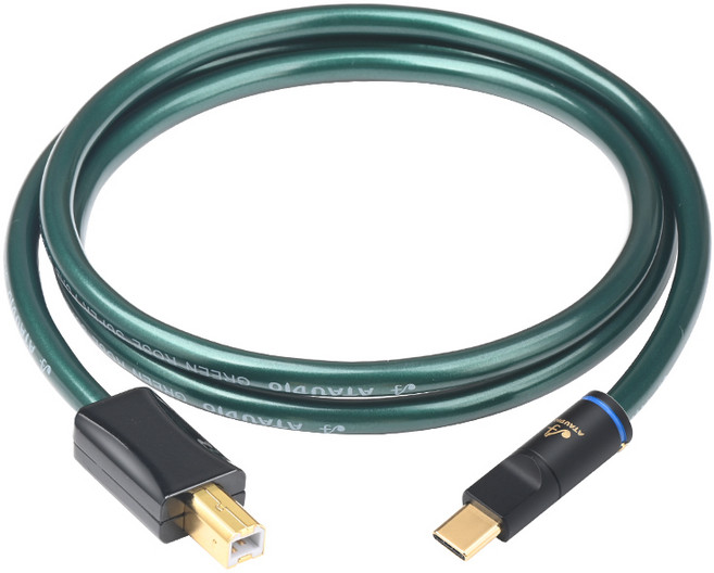 ATAUDIO 하이파이 USB 케이블 PC DAC 휴대폰용 오디오 OTG 케이블 A-B/USB A-C/USB C-C, [03] USB C--B, 03 USB C--B_05 1m, 한개옵션2