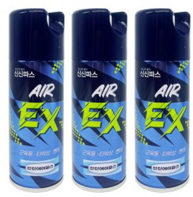 NEW 신신제약 에어파스 뿌리는 스프레이형 EX 200ml 3개