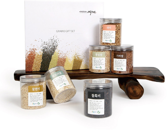 사계팜 국산 잡곡 선물세트 6종 / 혼합잡곡 혼합곡 잡곡쌀 기업 회사 어른 명절 돌 잔치 답례품 종이가방포함 잡곡선물세트, 1box, 국내산 잡곡 6종세트